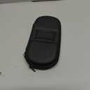 EVA Hard Storage Case for PSP 2000/3000, Portable Travel Carrying Bag with Transparent Protector Shell, AntiShock Interior, Wrist Strap & Double Zipper Design