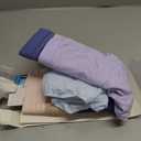 Hanes Women's 6 Pack Pure Comfort Organic Cotton Hipster Underwear - Lightweight Knit, Mid Rise