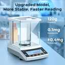 Bonvoisin Analytical Balance 0.0001g High Precision Laboratory Scale 0.1mg Accuracy Electronic Scientific Scale for Pharmacy, Lab, Jewelry Store (220g)