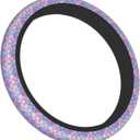 Mermaid Steering Wheel Covers Universal Fit 15 Inches Neoprene Anti-Slip Car Wheel Protector for Women Girls