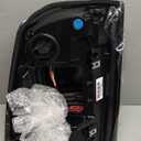 LED Tail Light Black Cover with Blind Spot Compatible With 2019-2023 Dodge Ram 1500 Right Passenger Side Replace 68263397AE