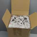 Ctosree 30 Pcs Christmas Light Bulbs Wine Gift Bag Wine Bottle Bag with Handle 13.8x4.3x3.5 Inch for Thank You Favor Xmas Gift Wrapping Holiday Housewarming Wedding Birthday Bridal Supplies(White)