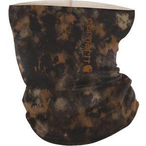 Carhartt Men's UP0271U Force Sun Defender All-Season Neck Gaiter, Watercolor Camo Print Dark Brown