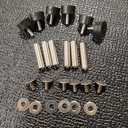 Rubber Threaded Furniture Levelers 6 pcs