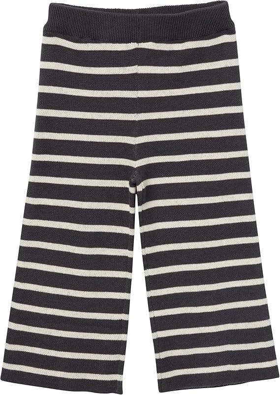 Modern Moments by Gerber Mommy and Me Sweater Knit Separates, Women Pants (X-Small, Ivory Stripe)