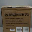 Collapsible Utility Cart Folding Wagon, 220 lbs Capacity Lightweight Rolling Cart with Quiet Wheels, Quick-Fold Design for Camping, Shopping, Ourdoor Use, Black 2PCS