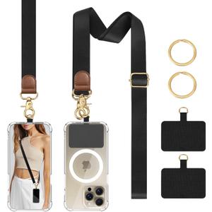 4 x TiMOVO Phone Lanyard Crossbody Wrist Strap, Adjustable Anti-Theft Phone Strap for All Phone Case, lanyard for Women and Men