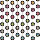 Cindeer 8 Pieces Rock and Roll Party Decorations Retro Record Paper Garlands Vintage Themed Streamer Banners Hanging Decorations for 50s 60s 70s Music Birthday Party Supplies(Rock and Roll)