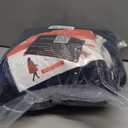 Portable Cordless Heated Blanket for Stadium, Rechargeable USB Heated Throw Blanket for Outdoor, 3 Heat Settings Electric Heated Blanket for Office, Camping, 58x 38 (Battery Pack Not Included) (Navy Blue)