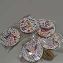 24 Pcs Scandinavian Folk Style Christmas Ornament Scandinavian Folk Ornament Bundle Swedish Norwegian Christmas Ornaments Decorative Hanging Ornaments for Xmas, 8 Styles