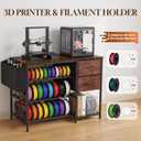 3D Printer Stand with Filament Storage Rack