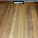 Large Square Ottoman Tray for Living Room and Coffee Table, Decorative Acacia Wood Serving Tray with Metal Handles for Breakfast in Bed, Dinner Food Kitchen TV (Natural, 20" x 20" x 2")