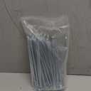 SparkSway 10 inch 100-Pack Chain Link Fence Ties, Heavy Duty 11 Gauge Aluminum Fence Tie Wires, Chain Link Hook Ties Dog Fence Slats for Chain Link Fence, Garden Fence, and Dog Fence Repair