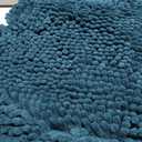 Muddy Mat | Super Absorbent Door Mat Indoor, Microfiber Quick Dry Chenille Entryway Rug, Non-Slip Front Door Mat, Indoor Mats for Entryway, Machine Washable Pet Rug, Atlantic Blue 24"x36"