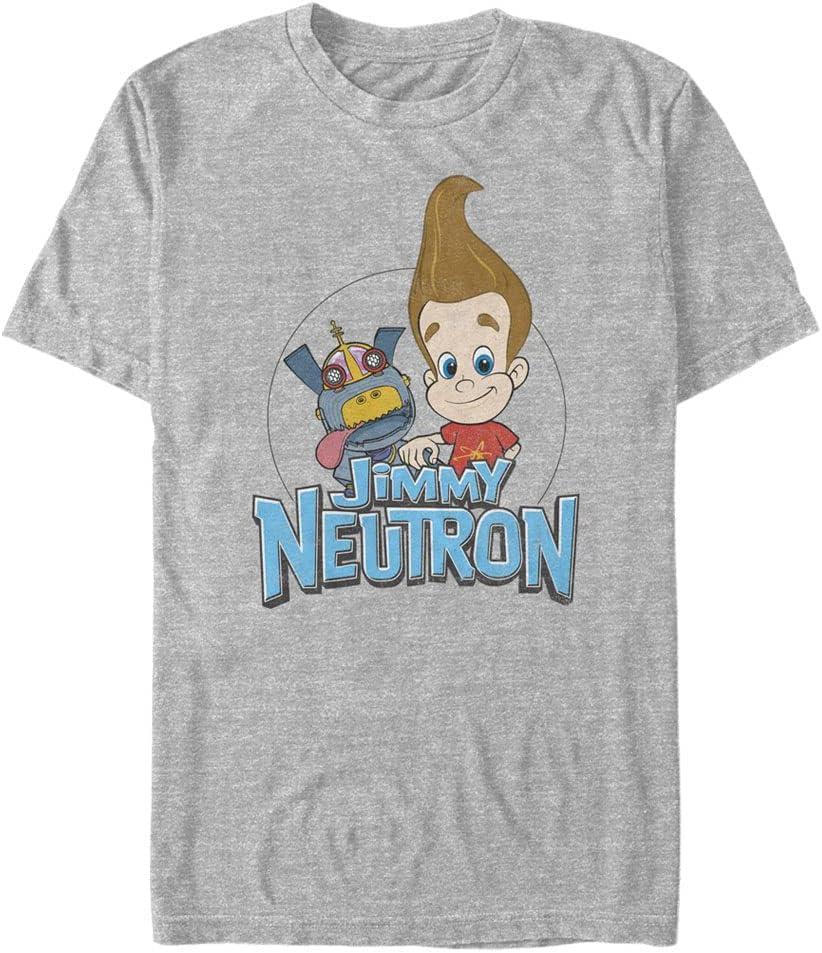 Nickelodeon Men's Big & Tall Jimmy N (4X-Large Big, Athletic Heather)