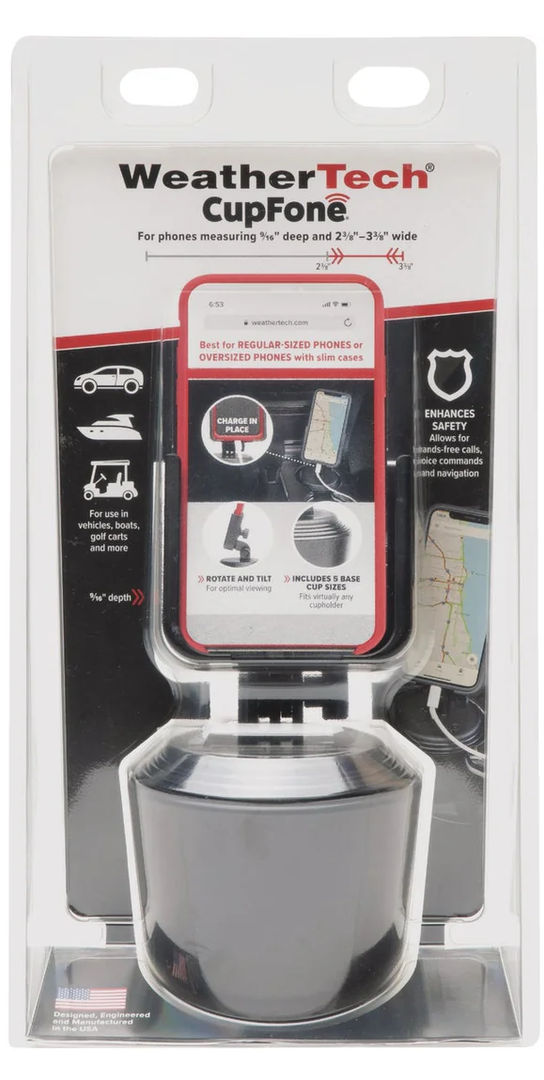 WeatherTech CupFone Cup Holder Mount Phone Holder