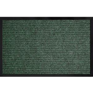 Mayberry Rug Weather Guard Door Mat, Made in the USA, Heavy Duty Entrance Mats, Commercial Office Doormat, Waterproof, Vinyl Backing, Boot Scraper, Green 18"x28"