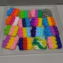 30PCS Party Favors for Kids,Bulk Fidget Toys, Birthday Party Toys, Small Classroom Prizes Box Fidgets Toys for Kids Toddlers Adult, Goodie Bag Stuffers, Treasure Chest, Bubbles Poppers (Square)