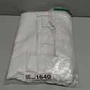 Joydeco White Blackout Curtains 96 Inches Long - 100% Blackout Curtain 2 Panel Set, Rod Pocket & Back Tabs Thermal Insulated Window Drapes for Bedroom Living Room (Pure White,52" Wx96 L)