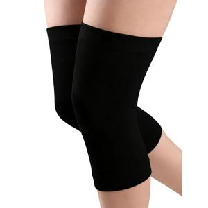 1 Pair Knee Compression Sleeves for Women & Men, Lightweight Thin Knee Sleeves for Knee Pain Relief, Knee Warmers Knee Brace Undersleeve Dancer Knee Pads, Knee Brace for Women Daily Use, Vendas Para Rodillas (Black, Medium) (Black, M)