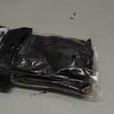 bropite Zipper Compression Socks Women & Men - 2Pairs Calf Knee High 15-20mmHg Closed Toe Compression Stocking (Large-X-Large, Black Copper)