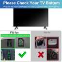 Yaotieci TV Legs for Onn Roku TV Stand Legs, Base Stand Only for Onn Roku, Please Measure The Distance Between The Centers of The TV Holes, with Screws and Instruction