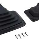 Manual Transmission Shifter Boot, Gear Shift Lever Rubber Knob Boot Compatible with 1990-1997 Ford F-150 F-250 F-350 Bronco Replaces # F5TZ7277BA F5TZ-7277-BA