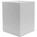 Matte White Square Small Trash Can, 2 Gallons / 7.5L Garbage Can, Waste Basket for Home, Bathrooms, Office, Under Desk, Bedroom, Laundry Room, Kitchen, Kids Room, and Dorm