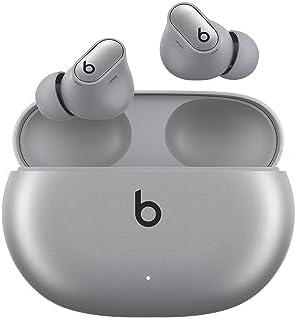 Beats Studio Buds + | True Wireless Noise Cancelling Earbuds, Enhanced Apple & Android Compatibility, Built-in Microphone, Sweat Resistant Bluetooth Headphones, Spatial Audio - Cosmic Silver