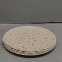 Nook Theory 4 Pack Reusable Bamboo Plates - Non-Toxic Toddler and Kids Plate, Dishwasher Safe, Not Microwavable Dinnerware (Confetti 8")