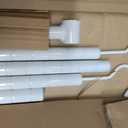 Simple Houseware Adjustable Closet Hanging Rod, White