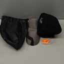 Sunany Travel Pillow, Inflatable Neck Pillow Used for Airplanes/Cars/Buses/Trains/Office Napping with Eye Mask/Earplugs (Balck) (Medium, Black)