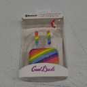 True Wireless Earbuds, Earphones with Mic and Touch Controls, Rechargeable Bluetooth Earbuds, Compatible with Phones, 22-Hour Battery Life, Charging Case Included, Rainbow Pride