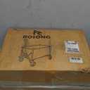 Collapsible Wagon Cart with Wheels Foldable - Folding Utility Heavy Duty Wagons Carts for Grocery Sports Garden Shopping Camping (120L, Black)