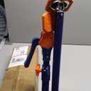 2PK Adjustable Telescopic Support Pole, 54-115 inch Cabinet Jack, Heavy Duty 3rd Hand Support System, 154lbs Load-Bearing for Drywall Lift, Dust Barrier, Cargo Bar