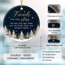 4 x Friend Ornaments 2025 - Friendship Ornament for Christmas Tree Decorations, Meaningful Xmas Gifts for Friends BFF Bestie, Long Distance Friendship Gifts for Soul Sister