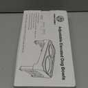 COMESOON Elevated Dog Bowls for Small Medium Dogs, 3 Height Adjustable Raised Stand with 2 Thick 6" Stainless Steel Food Bowls, Non-Slip Feeder Adjusts to 2.75", 6", 7.5", Black