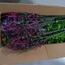 24 Bundles Artificial Flowers for Outdoors UV Resistant, Artificial Flowers Outdoor Decoration, No Fade Faux Fake Flowers Greenery Shrub Plants for Garden Home Front Porch Window Hanging Decor