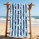 Microfiber Beach Towel, Oversized Quick Dry Pool Towel 72”x 35” Beach Towel Sand Free Super Absorbent Large Towels for Swimming Beach Accessories Essentials Adults Gifts (3pc)
