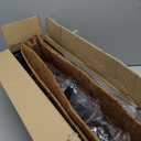 4 Pack 30 Inch Window Boxes Planters Railing Planter Box with Adjustable Brackets for Porch Fence Patio Balcony Hanging Flower Baskets with Coco Liners for Outdoor Garden Decor - Black