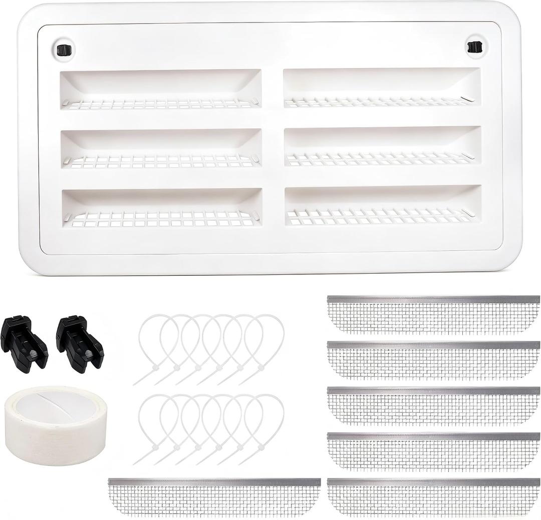 RV Refrigerator Vent Cover Replacement 20-3/4"W x 10-3/4"H