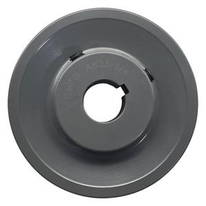 AK35-3/4 v Belt Pulley,3.55 inch OD, 3/4 Inch Bore,Cast Iron Material, AK Single Groove Motor Pulley for "4L" or "A" or "3L" Belts,AK35X3/4 Pulley