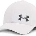 Under Armour Men's Iso-chill ArmourVent Fitted Baseball Cap (Medium-Large, White (100)/Pitch Gray)
