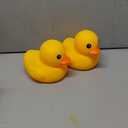 Vinsot 4 Pcs 7 Inches Large Yellow Rubber Ducks Large Bath Squeak Duck Float Bath Toy for Birthday Party Favors Gift Summer Beach Pool Baby Shower Activity Carnival Game Party Decoration