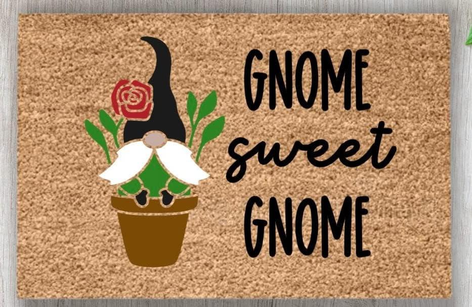 Gnome Sweet Gnome Spring Welcome Porch Decor 16x24 Inch