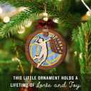 4 x Volleyball Christmas Ornament 2025 - Volleyball Gifts for Teen Girls, Players, Team, Fans, Lovers, Coach - Sports Gifts for Her, Sisters, Friends - Wooden Sports Tree Decorations