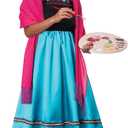 California Costumes Girls Inspired Artist (Medium (size 8-10), Multi)