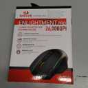 Redragon M991 Wireless Gaming Mouse, 26000 DPI 3-Mode Gamer Mice w/Rapid Fire Key, 9 Macro Buttons, Powerful Capacity and RGB Backlight for PC/Mac/Laptop, Black