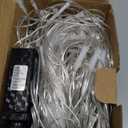 Joomer Christmas Net Lights - 12FT x 5FT 360 LED Plug-in Mesh Lights, Waterproof with 8 Modes, Timer, Connectable for Bushes, Trees, Garden, Outdoor Christmas Decor (Clear Wire, Multicolor)