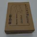 TEAMIX 2 Pack Monitor Stand Riser-20 inch, Black Desktop Stand for PC/ TV/ Laptop/ Printer, Keyboard Shelf Organizer Wood Monitor Riser with Storage